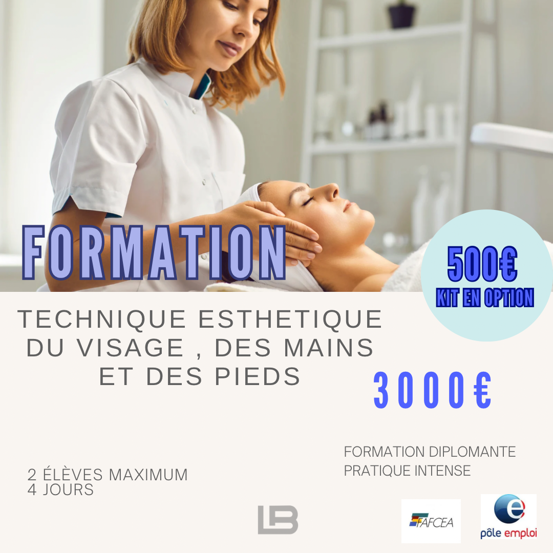 Formation Technique Esthétique du Visage, des Mains et des Pieds